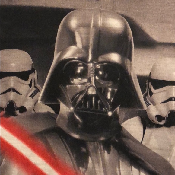 Star Wars T-shirt Darth Vader Millennium Falcon Sm - Picture 4 of 10